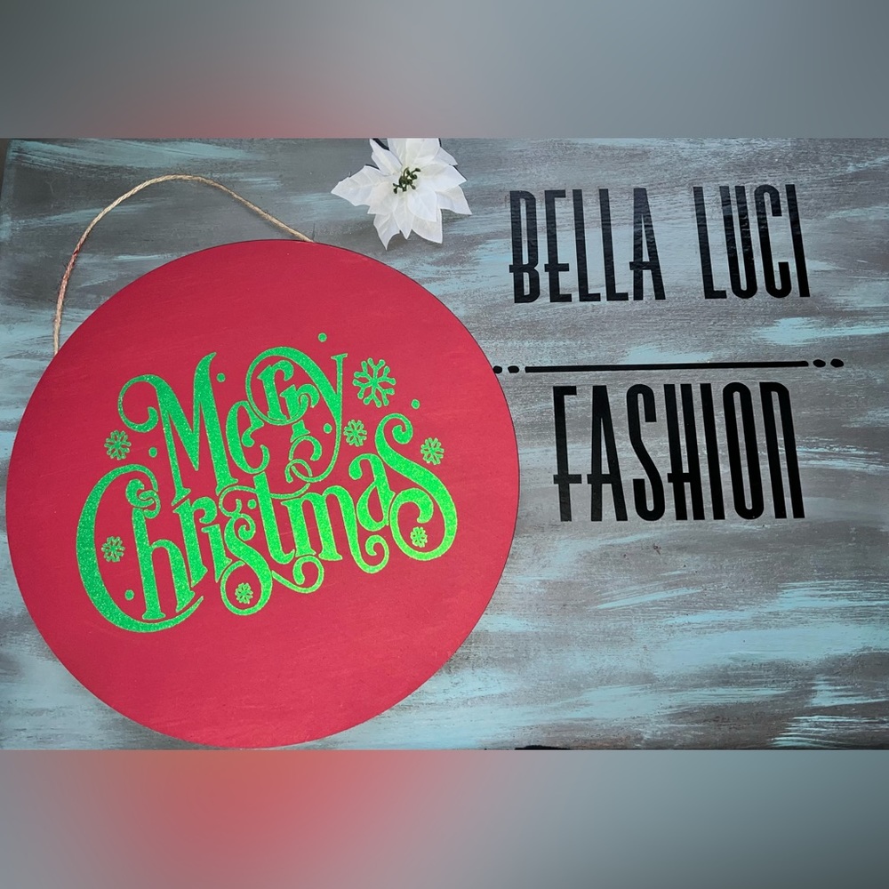 Christmas door hanger